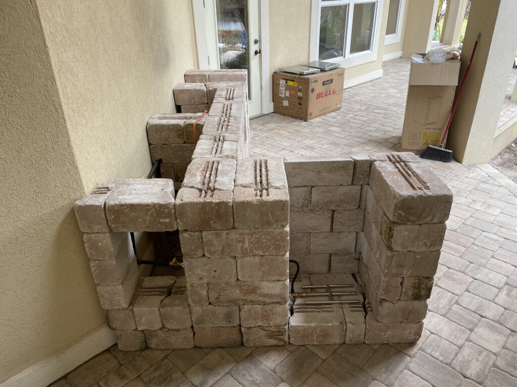 pensacola handyman outdoor fireplace